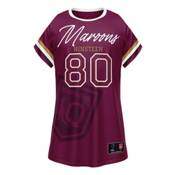 QLD Maroons Origin Force T-Shirt Dress