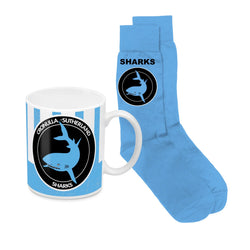 Sharks Heritage Mug & Sock Pack