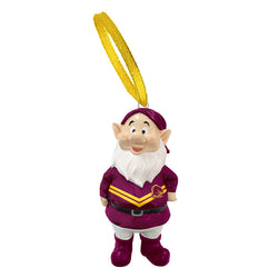 Brisbane Broncos Xmas Tree Gnome Ornament