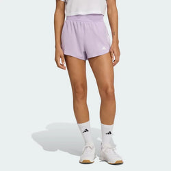 Adidas Pacer 3 Stripe Woven High Rise Womens Short