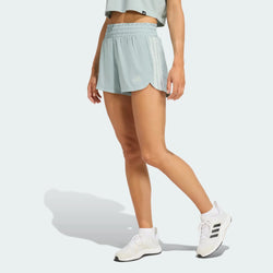 Adidas Pacer Workout Woven 3in High Waisted Womens Shorts