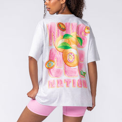 Muscle Nation Peach Nation Oversized Womens Tee