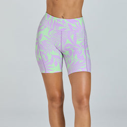 Abi and Joseph Run Swim Active Dual Pocket Mid Thigh Tight