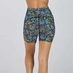 Abi and Joseph Run Swim Active Dual Pocket Mid Thigh Tight