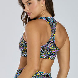 Abi and Joseph Run Swim Active High Support Crop