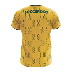 Australian Socceroos Gold Grid Supporters Tee