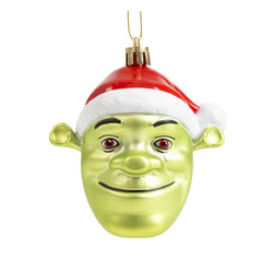Shrek 3D Plastic Head Xmas Tree Bauble