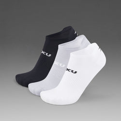 2XU (3 Pack) Invisible Socks