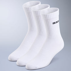 2XU (3 Pack) Cotton Crew Socks