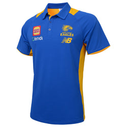 West Coast Eagles 2026 Mens Media Polo