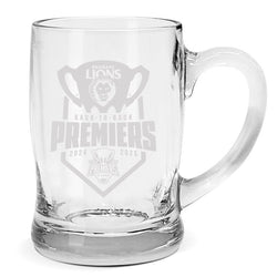 Brisbane Lions 24/25 Back To Back Premiers Mini Curved Stein