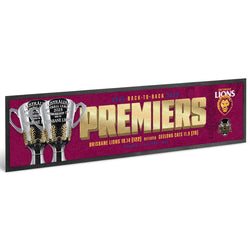 Brisbane Lions 2025 Premiers Bar Runner
