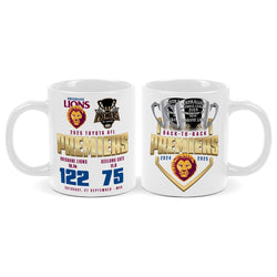 Brisbane Lions 24/25 Back To Back Premiers Mug