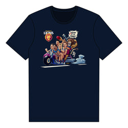 Brisbane Lions Grange Welcome Back To The Jungle Adults Tee