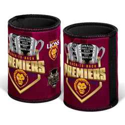 Brisbane Lions 24/25 Back To Back Premiers Can Cooler