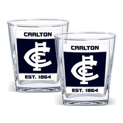 Carlton Blues Set of 2 Spirit Glasses