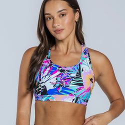 Abi and Joseph Run Swim Active High Support Crop - SPORTFIRST HERVEY BAY