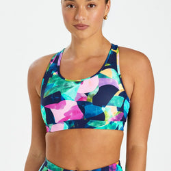 Abi and Joseph Run Swim High Support Crop - SPORTFIRST HERVEY BAY