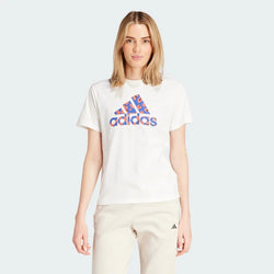 Adidas Animal Print Graphic Womens Tee - SPORTFIRST HERVEY BAY
