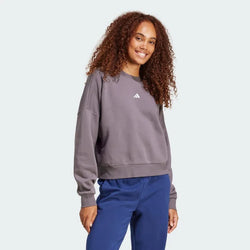Adidas Essentials Feel Cozy Small Logo Womens Sweatshirt - SPORTFIRST HERVEY BAY