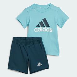 Adidas Essentials Organic Cotton Tee and Shorts Infant Set - SPORTFIRST HERVEY BAY