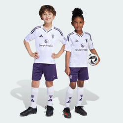 Adidas Manchester United FC 25/26 Kids Away Mini Kit - SPORTFIRST HERVEY BAY