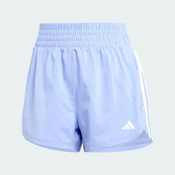 Adidas Pacer Training 3 Stripe Womens High Rise Shorts - SPORTFIRST HERVEY BAY