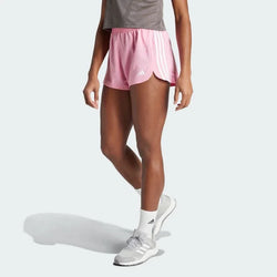 Adidas Pacer Training 3 Stripe Womens High Rise Shorts - SPORTFIRST HERVEY BAY