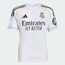 Adidas Real Madrid 25/26 Kids Home Jersey - SPORTFIRST HERVEY BAY