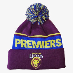 AFL Brisbane Lions 2024 Premiers Beanie - SPORTFIRST HERVEY BAY