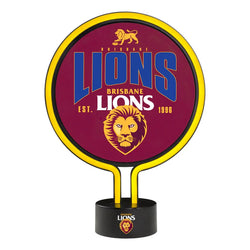AFL Brisbane Lions Neon Light - SPORTFIRST HERVEY BAY