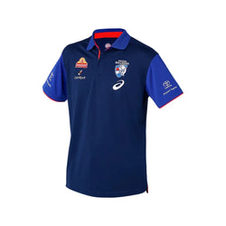 Asics 2024 Western Bulldogs Mens Media Polo - SPORTFIRST HERVEY BAY