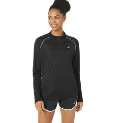 Asics Icon Long Sleeve 1/2 Zip Womens Tee - SPORTFIRST HERVEY BAY