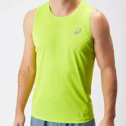 Asics Mens Silver Singlet - SPORTFIRST HERVEY BAY
