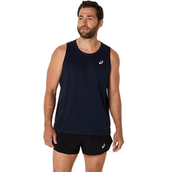 Asics Mens Silver Singlet - SPORTFIRST HERVEY BAY