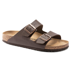 Birkenstock Arizona Dark Brown Birko-Flor (Narrow) - SPORTFIRST HERVEY BAY
