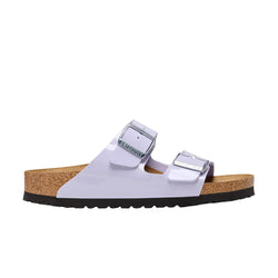 Birkenstock Arizona Patent Purple Fog Birko-Flor (Regular) - SPORTFIRST HERVEY BAY