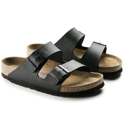 Birkenstock Arizona SFB Black Birko-Flor (Regular) - SPORTFIRST HERVEY BAY