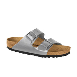 Birkenstock Arizona Silver Birko-Flor (Narrow) - SPORTFIRST HERVEY BAY