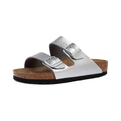 Birkenstock Arizona Silver Birko-Flor (Regular) - SPORTFIRST HERVEY BAY