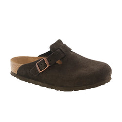 Birkenstock Boston SFB Mocca Suede Leather (Narrow) - SPORTFIRST HERVEY BAY