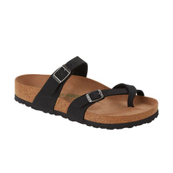 Birkenstock Mayari Vegan Black BirkiBuc - SPORTFIRST HERVEY BAY