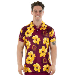Brisbane Broncos Aloha Golf Polo - SPORTFIRST HERVEY BAY