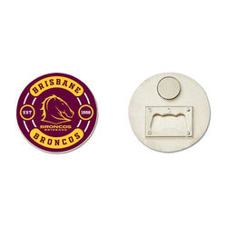 Brisbane Broncos Bottle Opener Magnet - SPORTFIRST HERVEY BAY