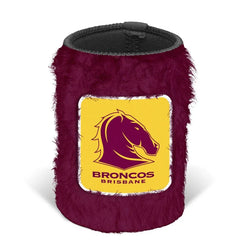 Brisbane Broncos Fluffy Logo Can Cooler - SPORTFIRST HERVEY BAY