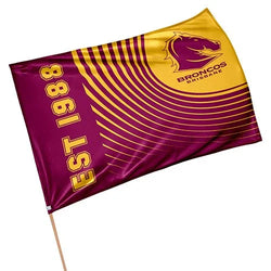 Brisbane Broncos Game Day Flag - SPORTFIRST HERVEY BAY