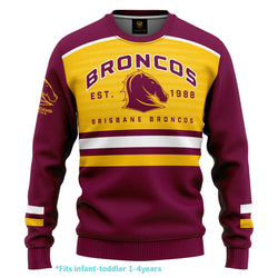 Brisbane Broncos Kids Victory Pullover - SPORTFIRST HERVEY BAY