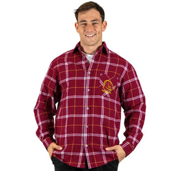 Brisbane Broncos Mustang Flannel Shirt - SPORTFIRST HERVEY BAY