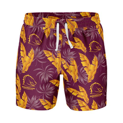 Brisbane Broncos Paradise Volley Swim Shorts - SPORTFIRST HERVEY BAY