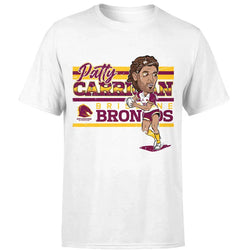 Brisbane Broncos Patty Carrigan Youth Caricature Tee - SPORTFIRST HERVEY BAY